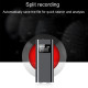Dictaphone Intelligent Avec Écran HD Annulation Du Bruit Clip Arrière 8GB Noir