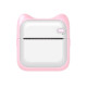 Mini Imprimante Bluetooth Portable Thermique Rose Avec 3 Rouleaux De Papier Coloré 200DPI Haute Réso