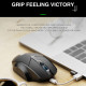 Souris Gaming Sans Fil Ergonomique 6 Boutons 1000/1200/1600 DPI Noir Bluetooth 4.0 et 5.0