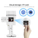 Camera IP Vision Nocturne Suivi De Mouvement Avec Intercom Voix Et Stockage Cloud