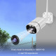 Camera IP Vision Nocturne Suivi De Mouvement Avec Intercom Voix Et Stockage Cloud