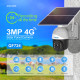 Camera IP Solaire 3MP Enregistrement 24h Alarme PIR Étanche Avec Stockage Cloud