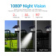 Camera IP Solaire 3MP Enregistrement 24h Alarme PIR Étanche Avec Stockage Cloud