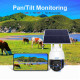 Camera IP Solaire 3MP Enregistrement 24h Alarme PIR Étanche Avec Stockage Cloud