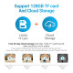 Camera IP Solaire 3MP Enregistrement 24h Alarme PIR Étanche Avec Stockage Cloud