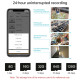 Camera IP 3MP HD Intérieure Sans Fil PTZ Vision 360° Alarme Intercom Mobile