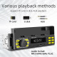 Autoradio Bluetooth MP3 Avec Assistant Vocal Intelligent FM AUX Type-C RCA Sortie Audio Support Téléphone Mobile - www.yonis-...