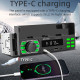 Autoradio Bluetooth MP3 Avec Assistant Vocal Intelligent FM AUX Type-C RCA Sortie Audio Support Téléphone Mobile - www.yonis-...