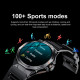 Montre Connectée Sport Étanche IP68 Bluetooth avec Appels et Musique Écran AMOLED 1.43 Pouces Compat