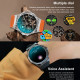 Montre Connectée Sport Étanche IP68 Bluetooth avec Appels et Musique Écran AMOLED 1.43 Pouces Compat