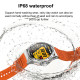 Montre Connectée Sportive Étanche 1.43 Pouces Bluetooth Appels Musique Notifications Santé Compatibl