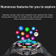 Montre Connectée Sportive Étanche 1.43 Pouces Bluetooth Appels Musique Notifications Santé Compatibl