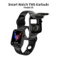 Montre Connectée 1.69 Pouces IPS Appels Bluetooth Et Écouteurs TWS Autonomie 12 Jours Étanche IP67