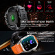 Montre Connectée Sport Bluetooth Appels Musique Surveillance Santé Étanche IP68 Multilingue