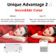 Vidéoprojecteur Android Full HD 1080P Portable 100 ANSI Lumens LED avec Batterie 2600mAh et HDMI pou