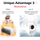 Vidéoprojecteur Android Full HD 1080P Portable 100 ANSI Lumens LED avec Batterie 2600mAh et HDMI pou