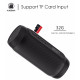Enceinte Bluetooth LED Colorée Stéréo HiFi Sans Fil Avec Radio FM AUX NFC et Microphone Intégré Auto