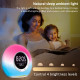 Enceinte Bluetooth Multifonction Avec Lumière d'Ambiance LED Alarme et Affichage Température Haut-pa