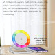 Enceinte Bluetooth 4 En 1 Multifonction Charge Sans Fil 15W Et Lumière LED Ambiance