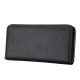 Porte-Carte Protection Magnétique RFID Portefeuille Antimagnétique Cuir Véritable Passeport Clés Voi