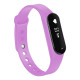 Bracelet Sport iOS Android Montre Connectée IP65 Bluetooth 4.0 Appel Cardio Violet