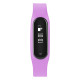 Bracelet Sport iOS Android Montre Connectée IP65 Bluetooth 4.0 Appel Cardio Violet