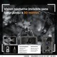 Caméra de Chasse 4G 4K 120MP Batterie Lithium Streaming Vidéo en Direct Live Vision Nocturne 940nm Invisible Déclenchement 0,...