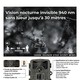 Caméra de Chasse 4G 4K Double Objectif Batterie 8000mAh Vision en Direct Live Infrarouge Invisible 940nm Détection 0,2s Étanc...