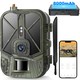 Caméra de Chasse 4G 4K 120MP Vision Nocturne Infrarouge Invisible 940nm Batterie Lithium Détecteur Mouvement Étanche IP65 - w...
