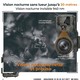 Caméra de Chasse 4G 4K 120MP Vision Nocturne Infrarouge Invisible 940nm Batterie Lithium Détecteur Mouvement Étanche IP65 - w...