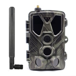 Caméra de Chasse 4G 4K 36MP Streaming Vidéo Direct Vision Nocturne Infrarouge Invisible Détecteur Grand Angle 120° Étanche