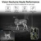 Caméra de Chasse 4G 4K 36MP Streaming Vidéo Direct Vision Nocturne Infrarouge Invisible Détecteur Grand Angle 120° Étanche - ...