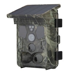 Caméra de Chasse WiFi 2K 36MP Panneau Solaire Intégré Contrôle Bluetooth Application Smartphone Infrarouge Invisible IP65