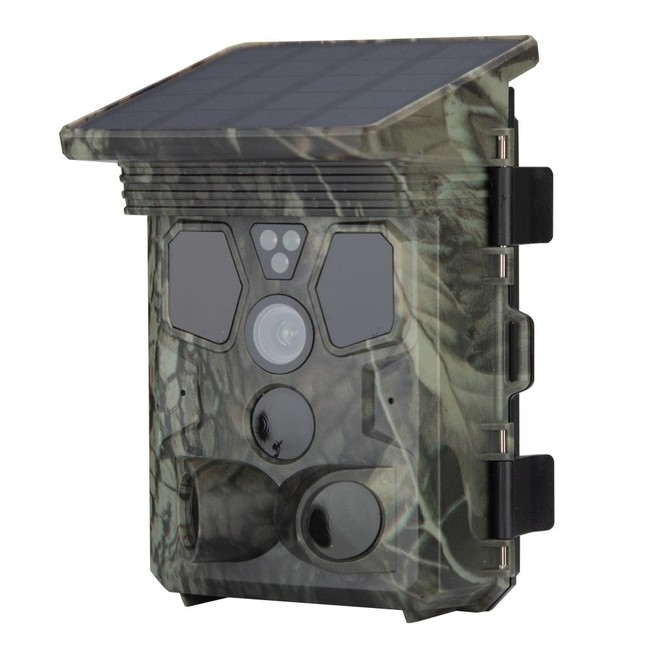 Caméra de Chasse WiFi 2K 36MP Panneau Solaire Intégré Contrôle Bluetooth Application Smartphone Infrarouge Invisible IP65 - w...