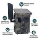 Caméra de Chasse 4G 2K 36MP Panneau Solaire Intégré Streaming Vidéo Direct Application Mobile Infrarouge Invisible IP65 - www...