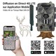 Caméra de Chasse 4G 2K 36MP Batterie Lithium Longue Autonomie Streaming Vidéo Direct Vision Nocturne Infrarouge Invisible IP6...