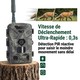 Caméra de Chasse 4G 4K 36MP Batterie Lithium Rechargeable Streaming Direct Vision Nocturne Infrarouge Invisible IP66 - www.yo...