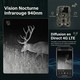 Mini Caméra de Chasse 4G Solaire 2K 30MP Détection Mouvement Vision Nocturne Infrarouge Invisible IP65 Camouflage - www.yonis...