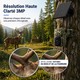 Caméra de Chasse 4G PTZ Solaire Motorisée 3MP Batterie 9000mAh Détection Mouvement Audio Bidirectionnel Vision Nocturne Étanc...