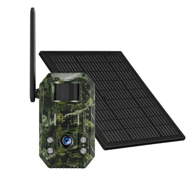 Caméra de Chasse 4G Solaire 2K Vision Nocturne Invisible 940nm Détection PIR Batterie 9000mAh Étanche IP66 - www.yonis-shop.com