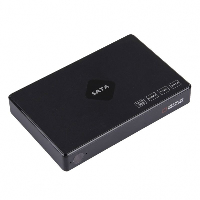 Lecteur Multimédia HD 1080p Noir