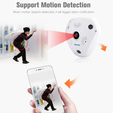 Caméra IP WIFI Avec Infrarouge - Compatible IPhone, IPad, Android, Mac, Smartphone, Neuve, Générique