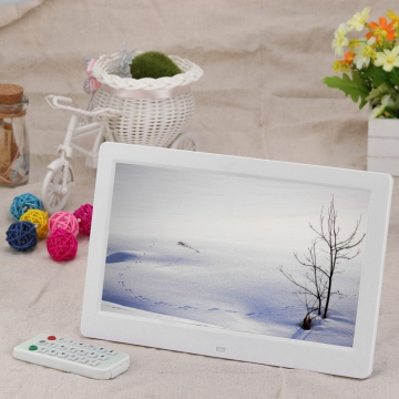 Cadre Photo Numérique 8,7" (20,3 Cm) - Écran IPS 1280x720 - Supporte USB, Carte SD - Diaporama, Musique, Calendrier - Avec Télécommande