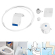 Kit Toilettes Japonaises Douchette WC Intime Contrôle Cinq Niveaux Plastique ABS Blanc - www.yonis-shop.com