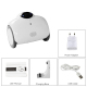 Mini Robot Android iOS Wifi Camera IP HD 720p 4400 mAh Jouet Interactif Microphone Blanc - www.yonis-shop.com