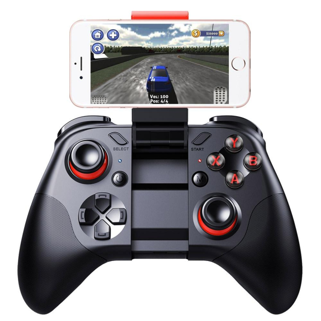 Manette de Jeu Appareils Android iOS PC Gamepad Portable Sans Fil Bluetooth Clip Téléphone Noir - www.yonis-shop.com