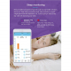 Bracelet connecté Android iOS Montre Bluetooth 4.0 0.96 Pouces IP67 Mode Sommeil Fréquence Cardiaque Violet - www.yonis-shop.com