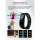 Bracelet connecté Android iOS Montre Bluetooth 4.0 0.96 Pouces IP67 Mode Sommeil Fréquence Cardiaque Violet - www.yonis-shop.com