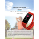 Bracelet connecté Android iOS Montre Bluetooth 4.0 0.96 Pouces IP67 Mode Sommeil Fréquence Cardiaque Violet - www.yonis-shop.com