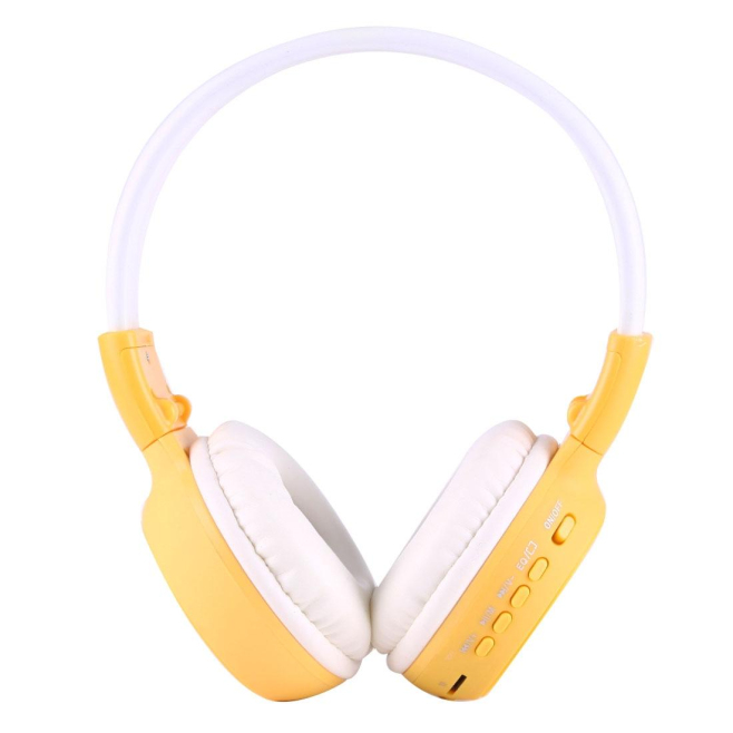 Casque Sans Fil MP3 Audio Stéréo Écran LCD Lecteur Carte Micro SD Fonction Radio FM vert - www.yonis-shop.com